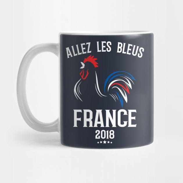 World Cup Champions France Soccer Football 2018 Allez Les Bleus by HCMGift